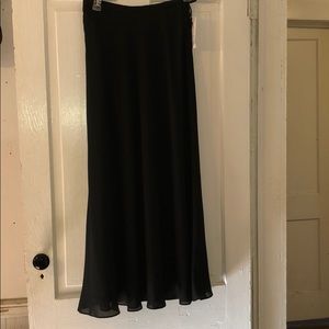 NWT Adrianna Papell Evening Essentials black skirt